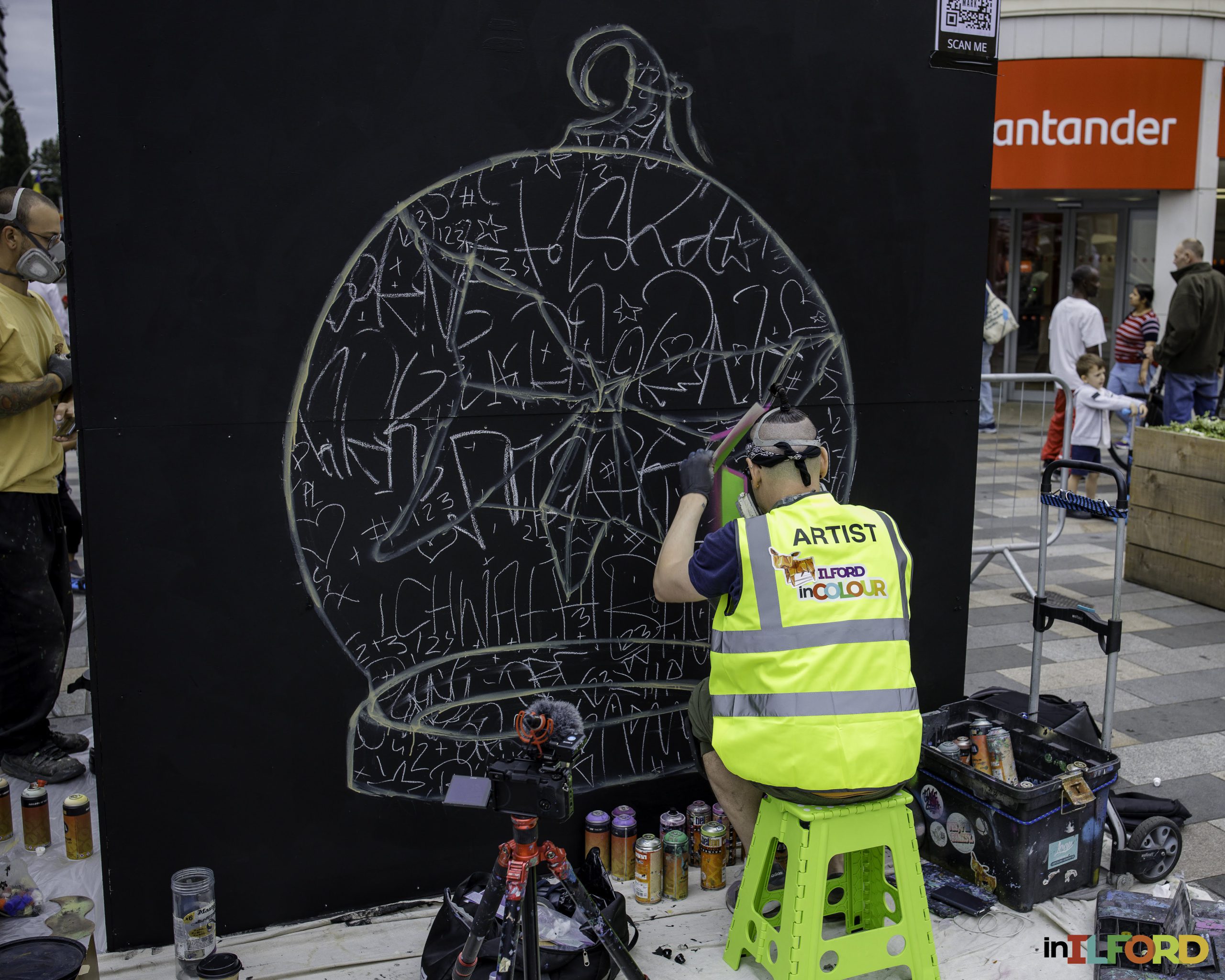 Street art created during Ilford inColour