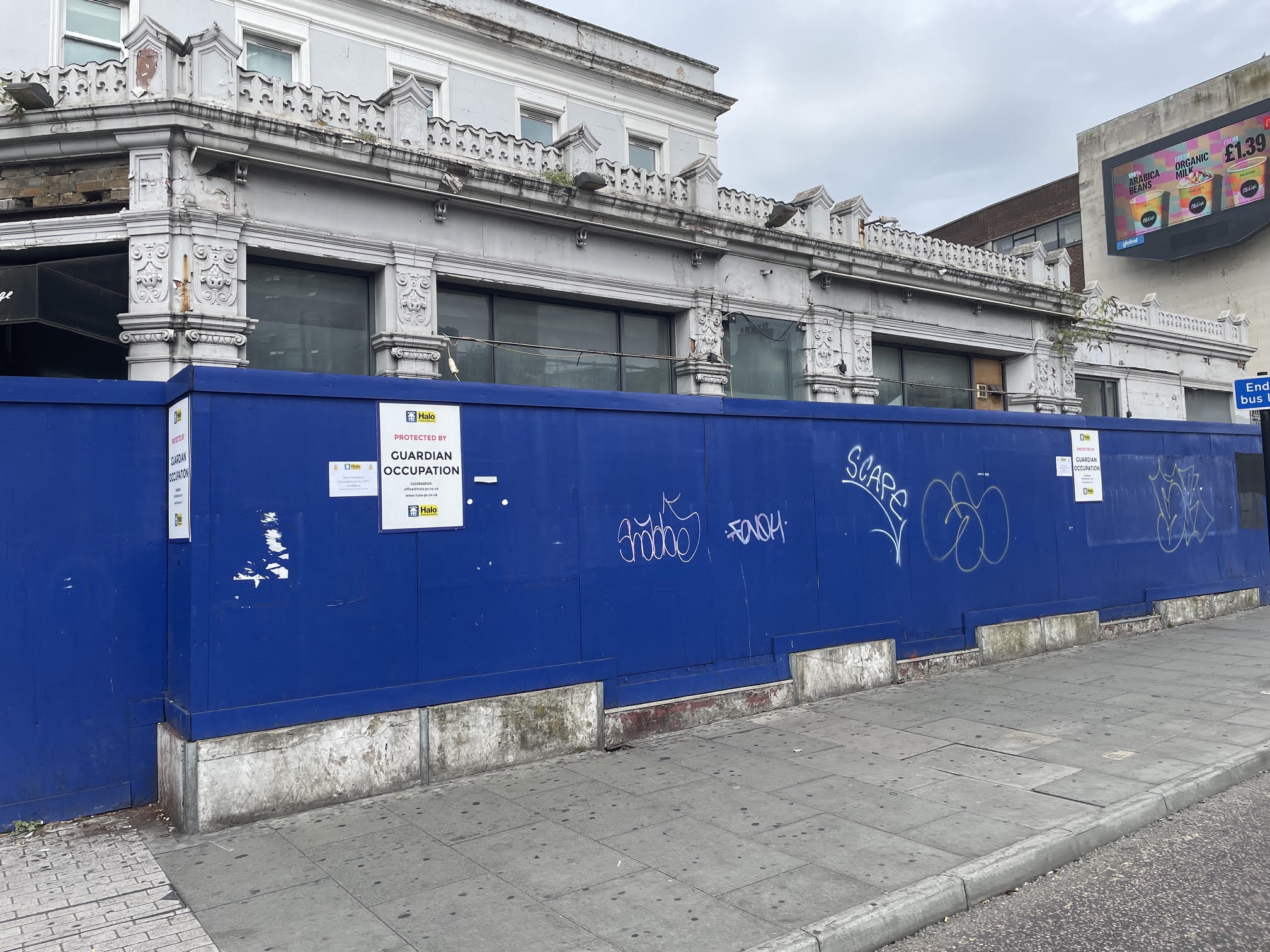 Donated mural wall on Ilford Hill, by the former If Bar