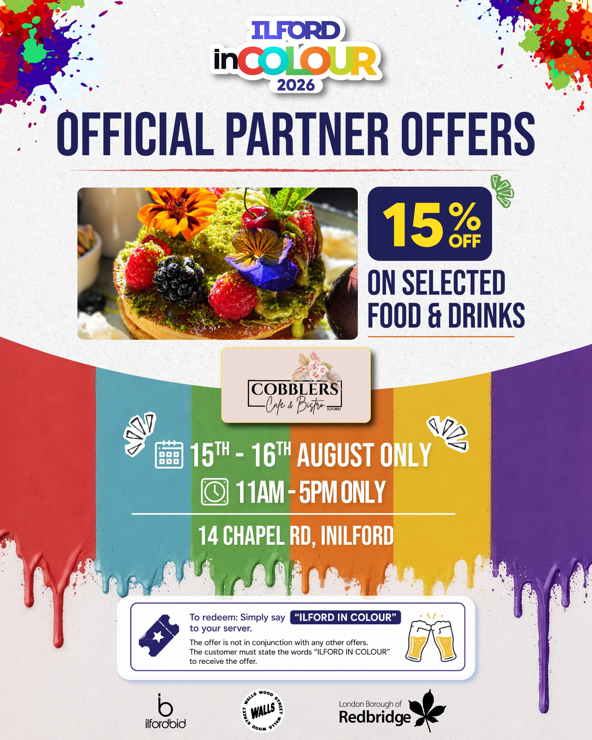 Cobblers Cafe partner offer