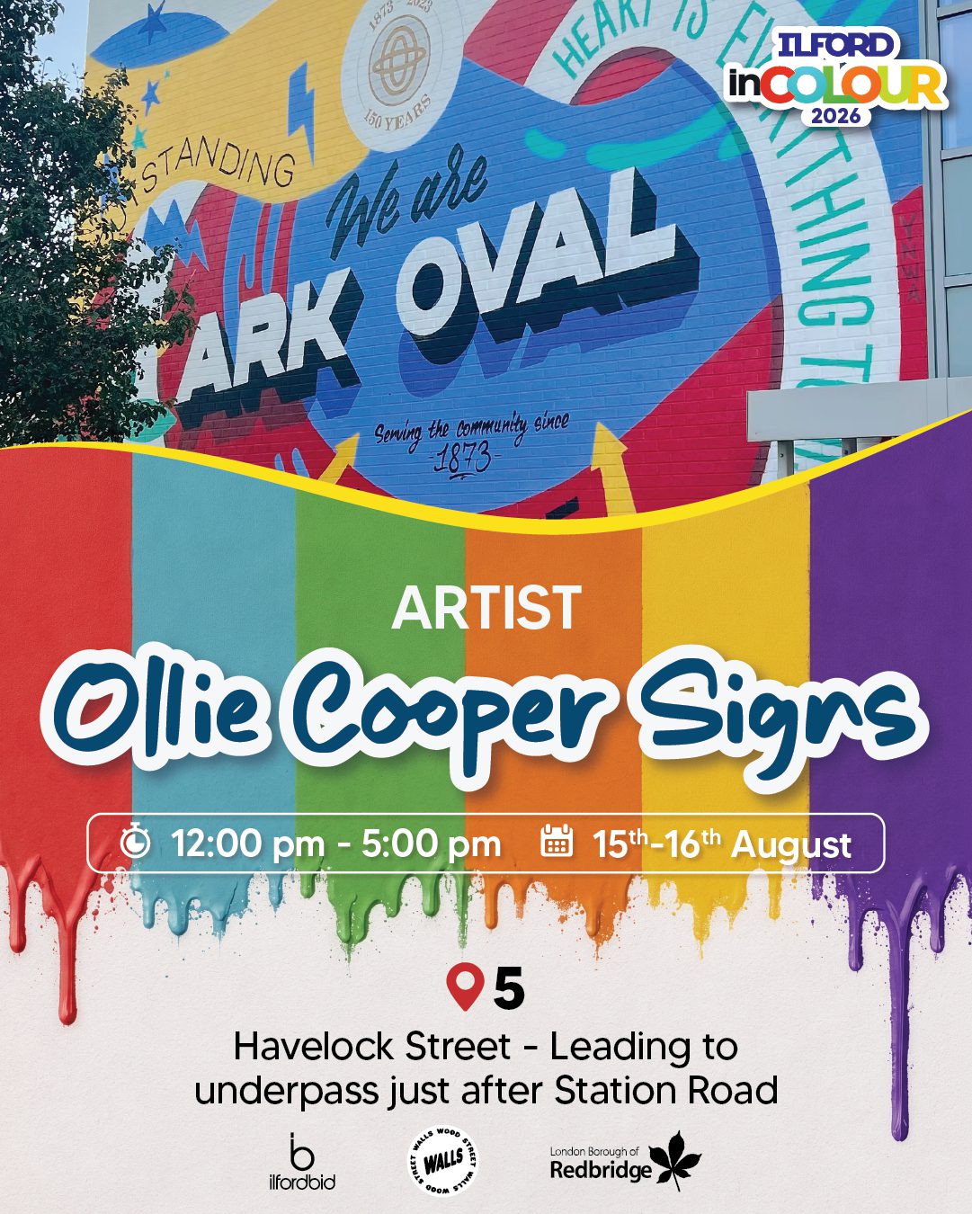 Ollie Cooper Signs — Ilford inColour 2026 artist