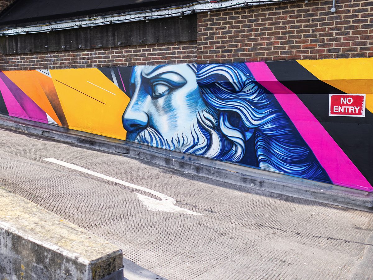 Action shot of the CitiPark Level 3 artwork