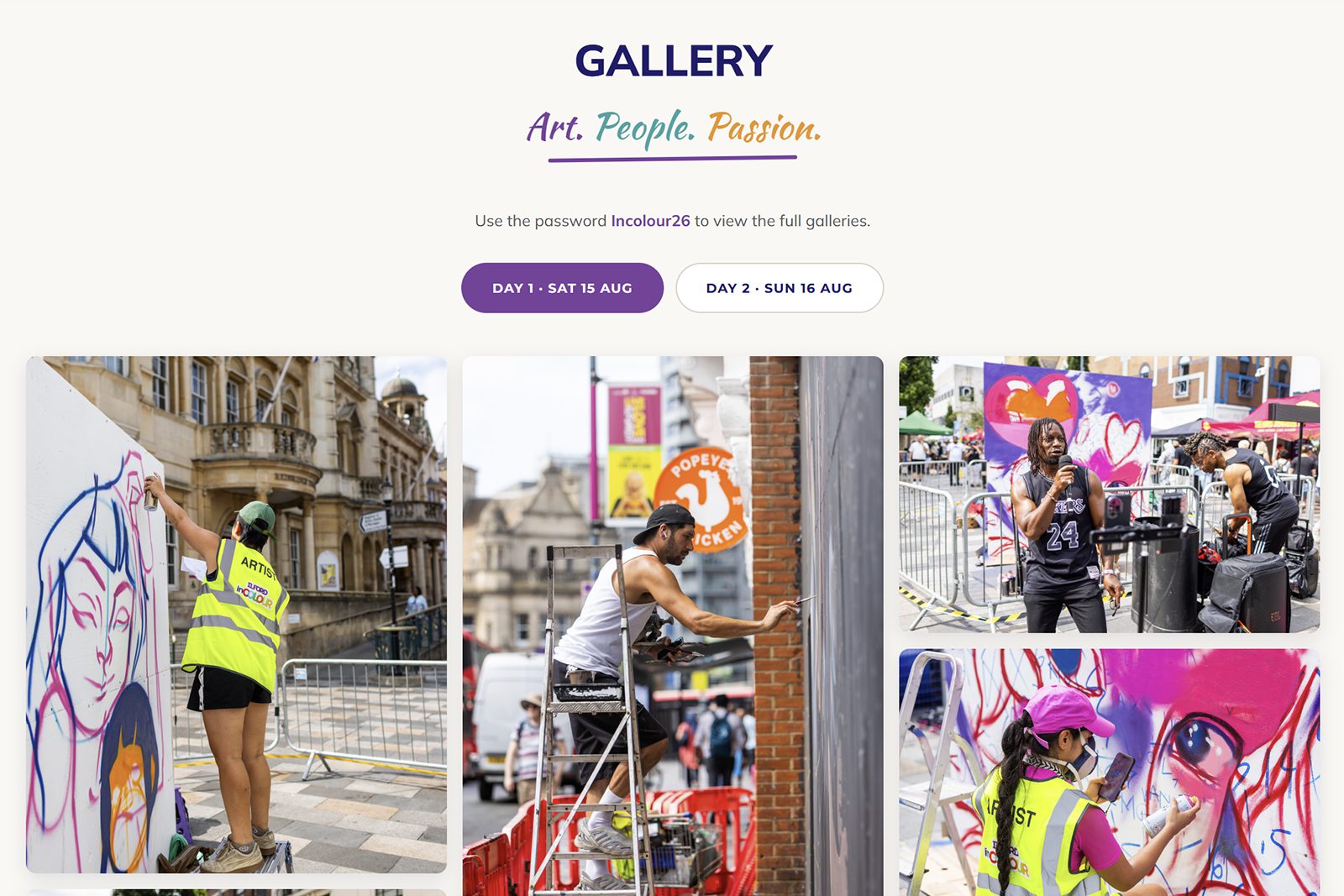 A mosaic of moments from Ilford inColour 2026 — artists, artworks, families and entertainment